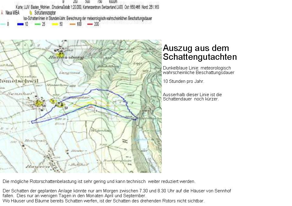 Schattengutachten Pionierprojekt Windenergieanlage Heitersberg